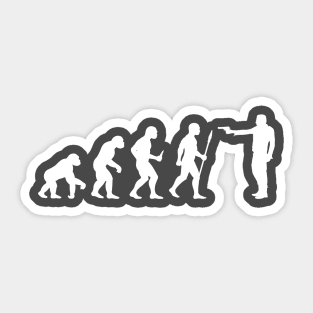 Evolution of Mankind Sticker